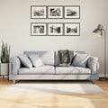 Teppich IZA Kurzflor Skandinavischer Look Creme 80x150 cm
