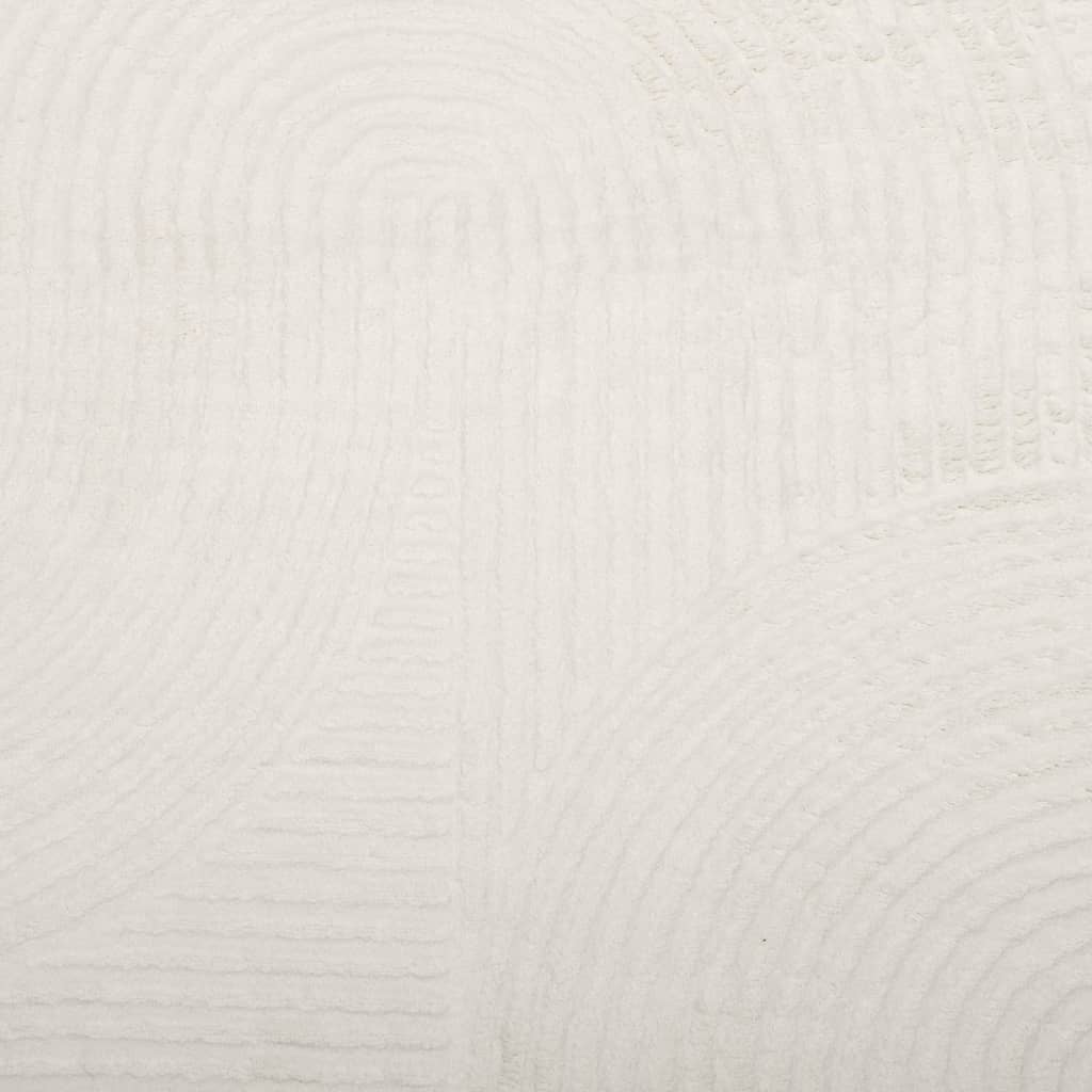 Teppich IZA Kurzflor Skandinavischer Look Creme 140x200 cm