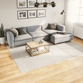 Teppich IZA Kurzflor Skandinavischer Look Creme 200x280 cm