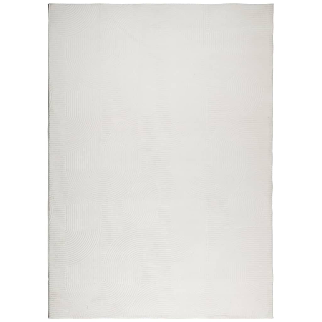 Teppich IZA Kurzflor Skandinavischer Look Creme 240x340 cm