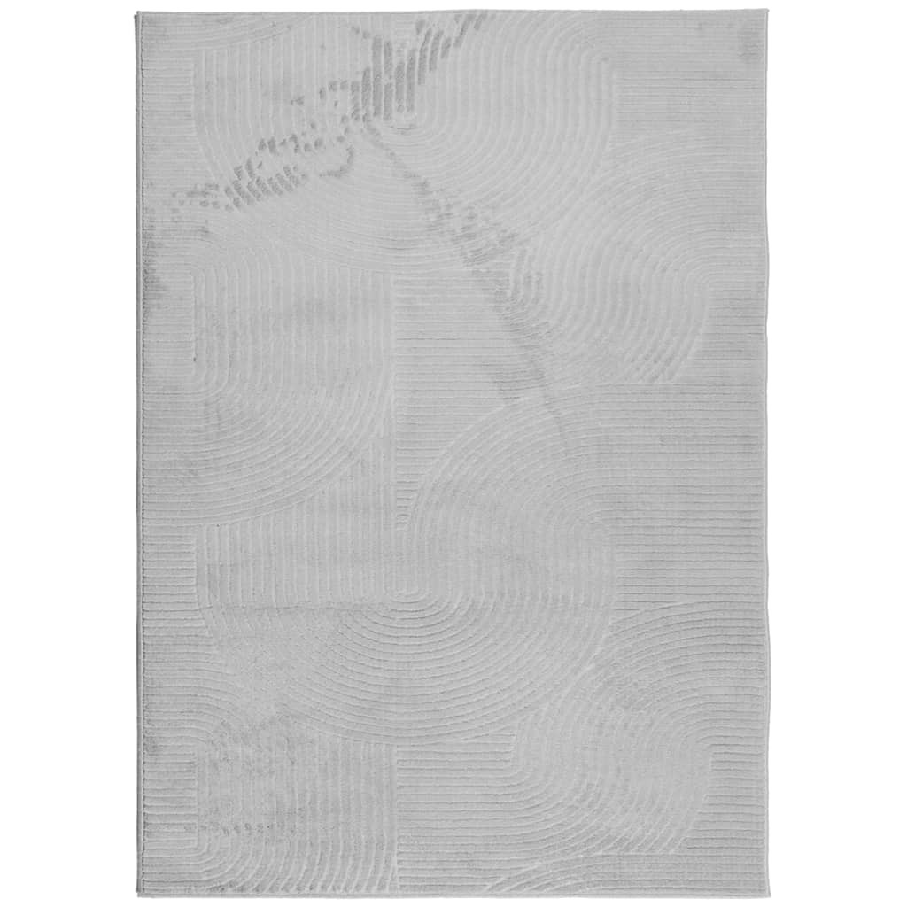 Teppich IZA Kurzflor Skandinavischer Look Grau 240x340 cm