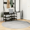 Teppich IZA Kurzflor Skandinavischer Look Grau Ø 160 cm