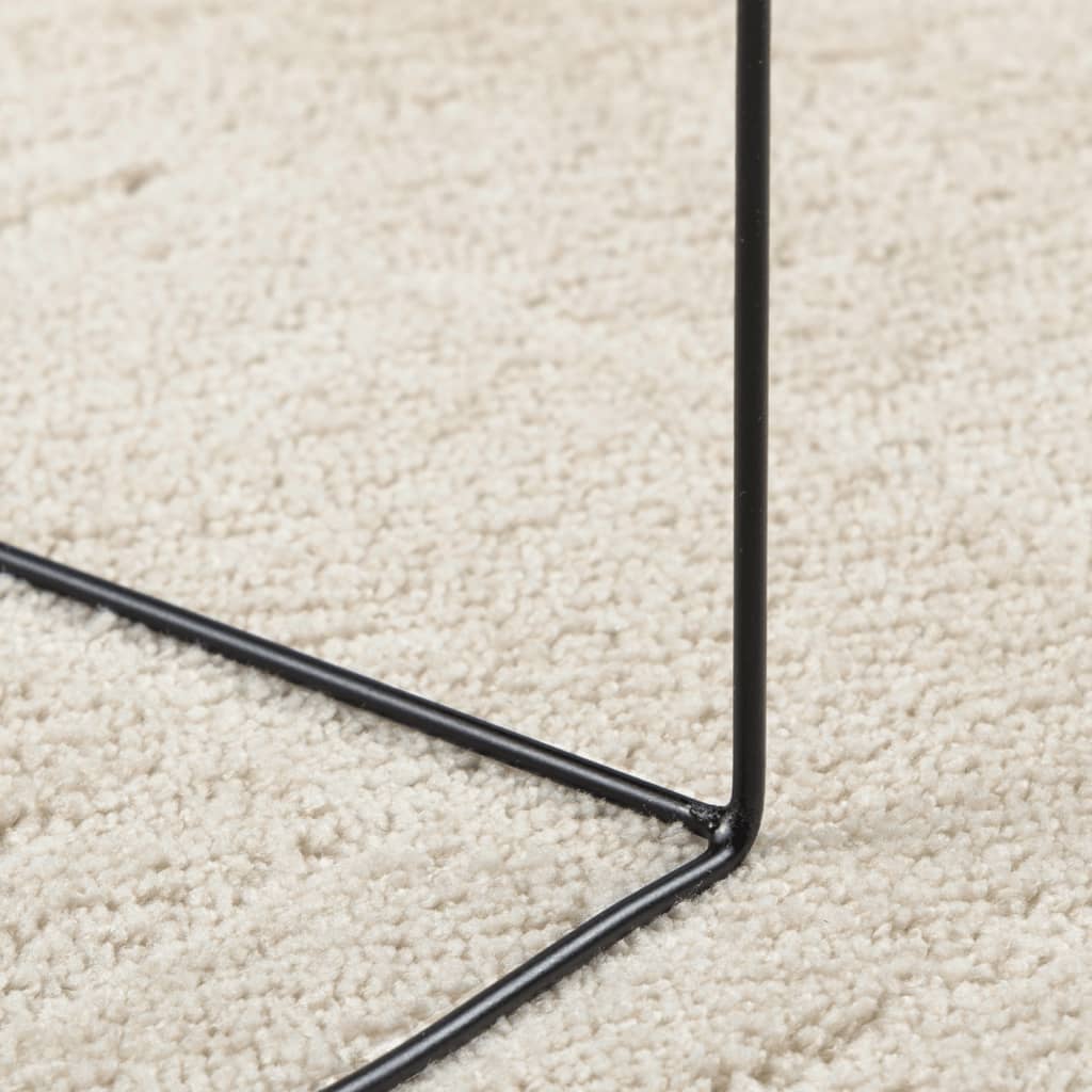 Teppich OVIEDO Kurzflor Beige 200x200 cm