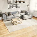 Teppich OVIEDO Kurzflor Beige 200x280 cm