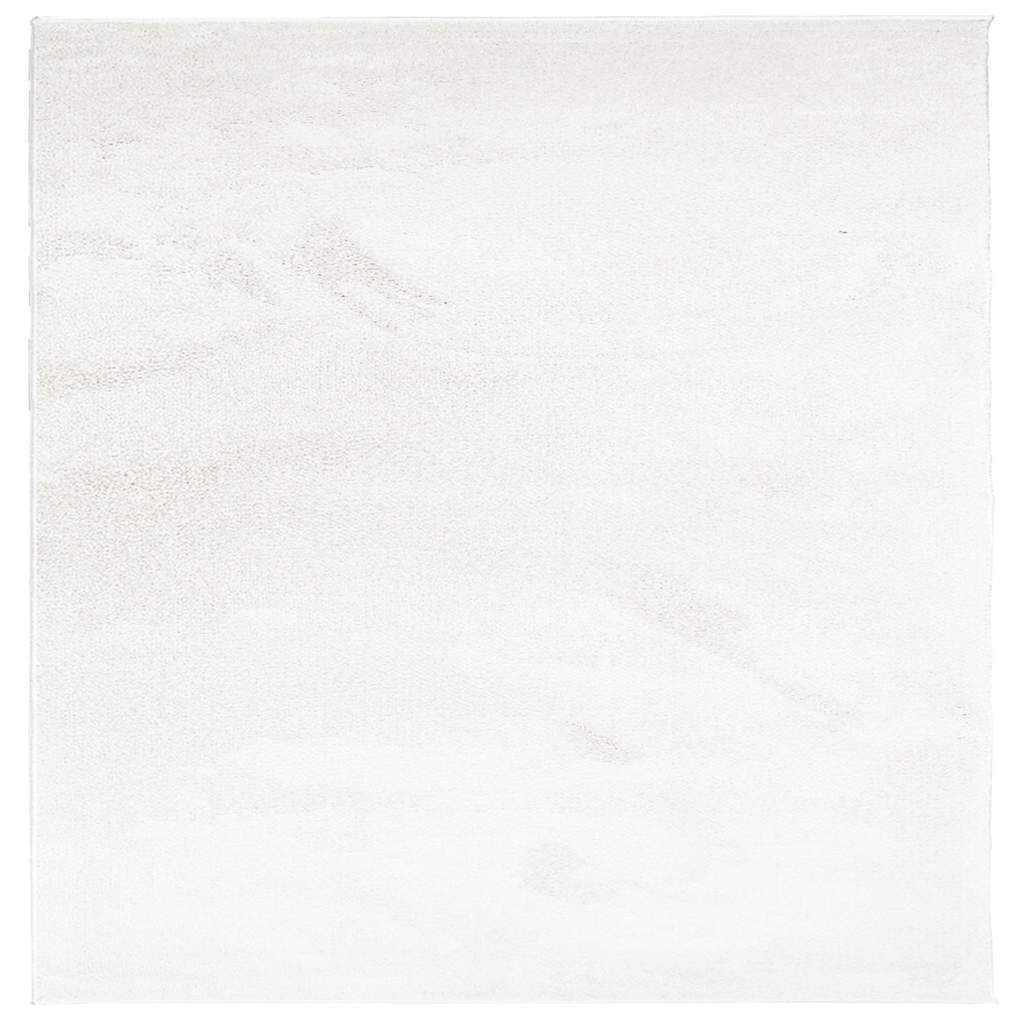 Teppich OVIEDO Kurzflor Creme 200x200 cm