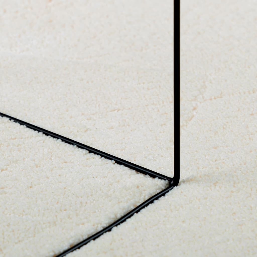Teppich OVIEDO Kurzflor Creme 240x340 cm