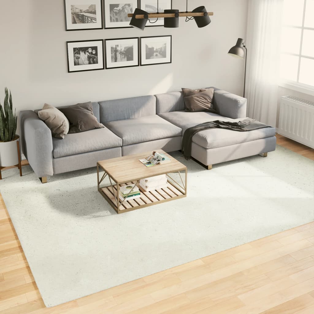 Teppich OVIEDO Kurzflor Creme 240x340 cm