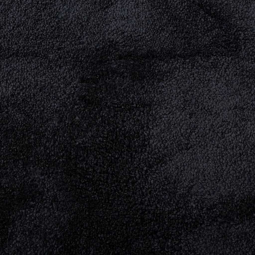 Teppich OVIEDO Kurzflor Schwarz 160x230 cm