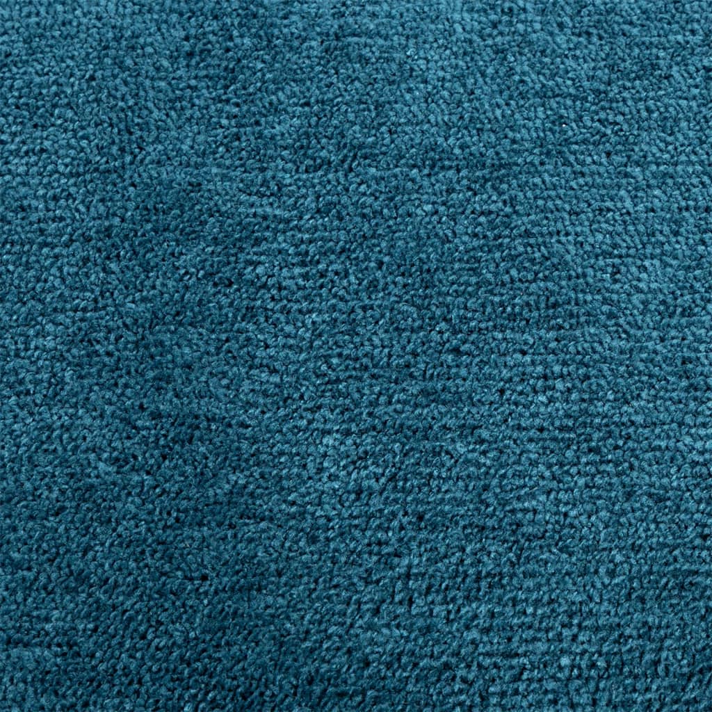 Teppich OVIEDO Kurzflor Türkis Ø 160 cm