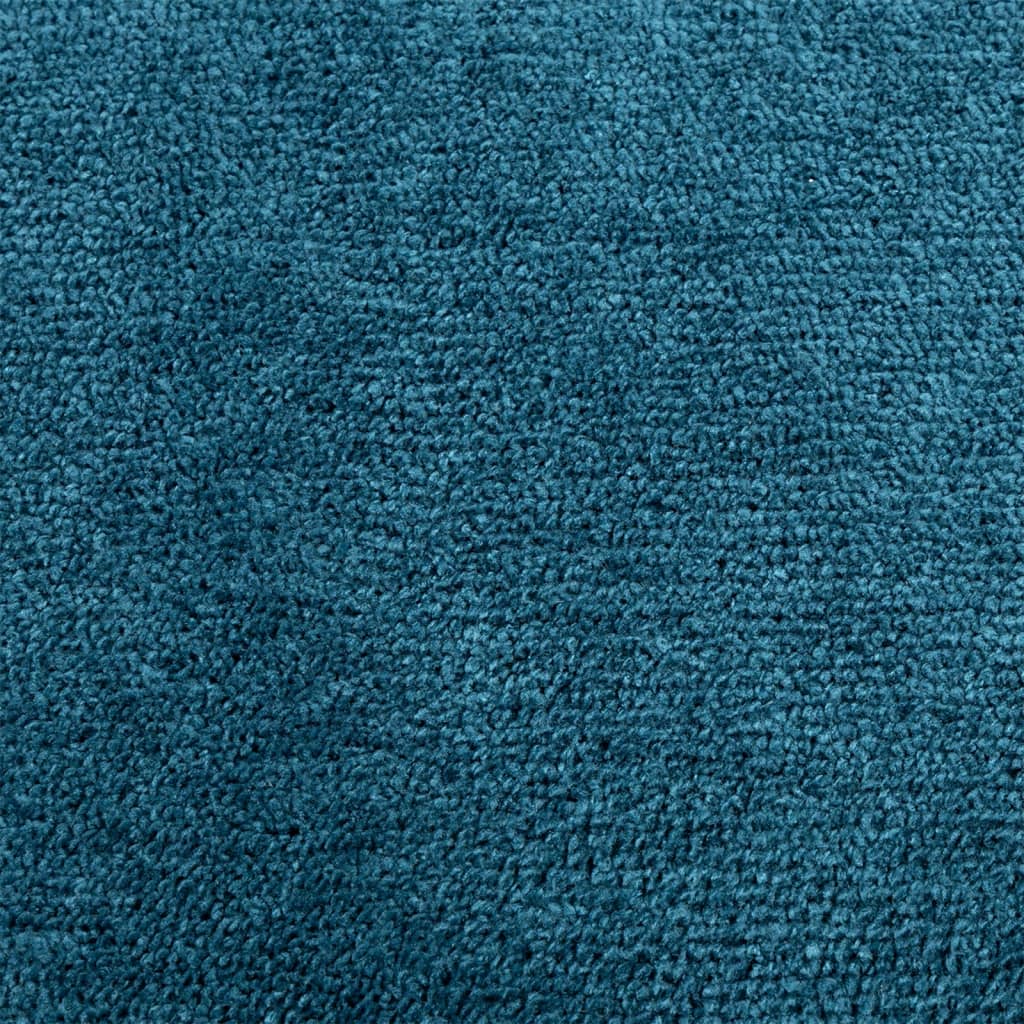 Teppich OVIEDO Kurzflor Türkis Ø 200 cm