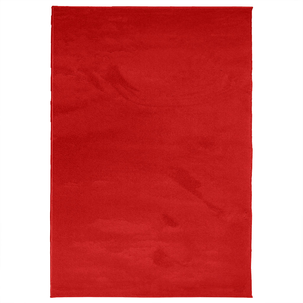 Teppich OVIEDO Kurzflor Rot 160x230 cm