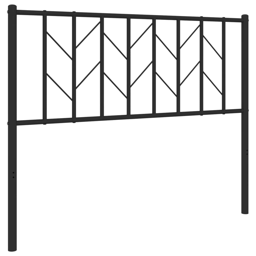 Ersatz-Kopfteil Metall Schwarz 107 cm