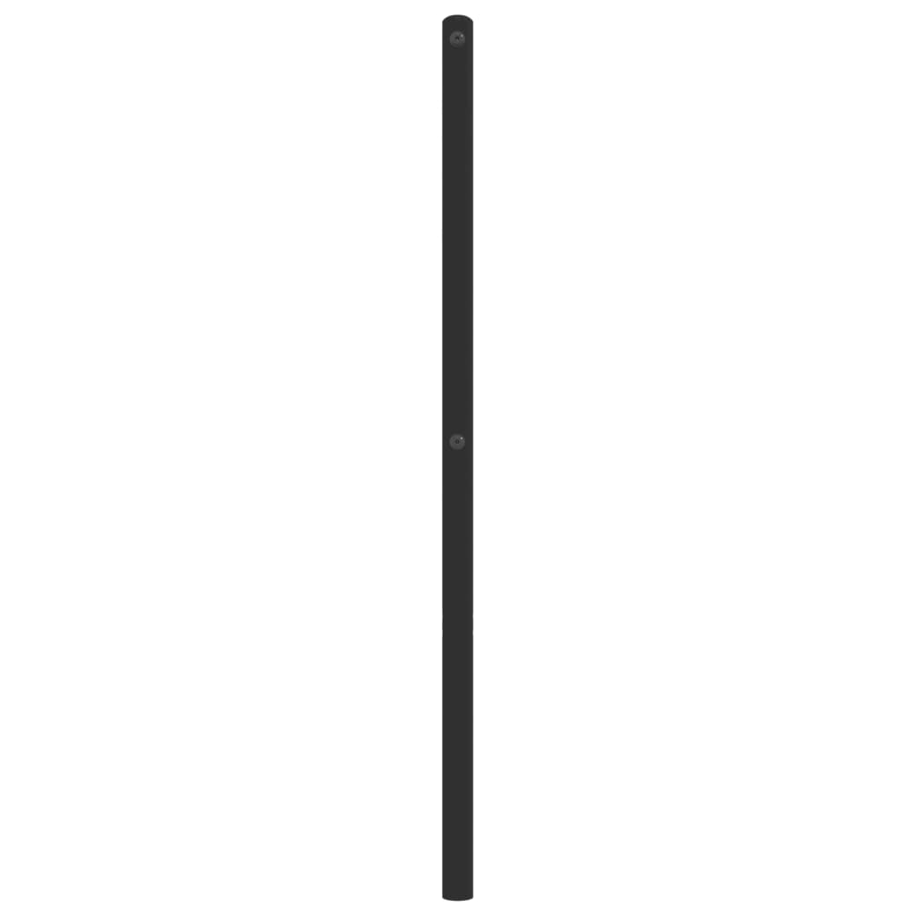 Ersatz-Kopfteil Metall Schwarz 107 cm