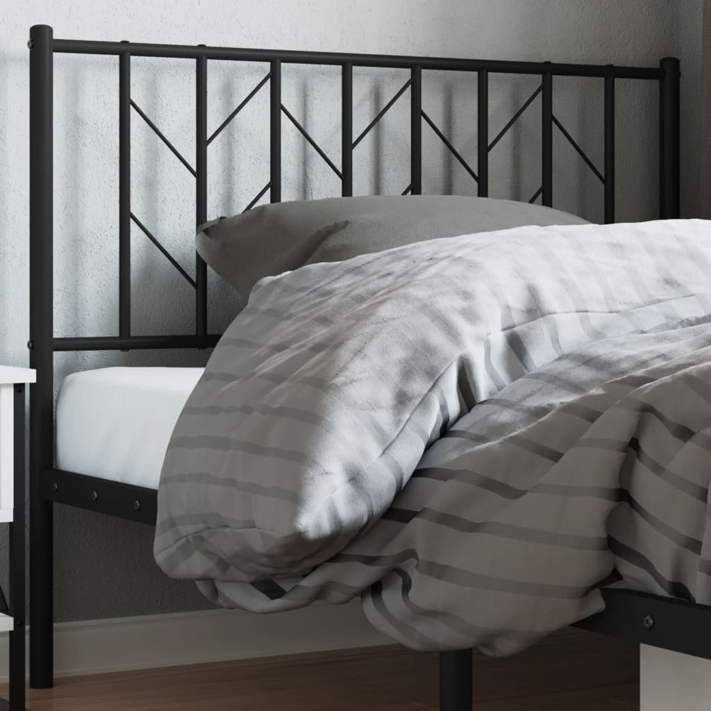 Ersatz-Kopfteil Metall Schwarz 107 cm