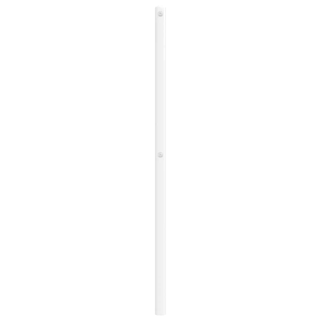 Ersatz-Kopfteil Metall Weiß 100 cm