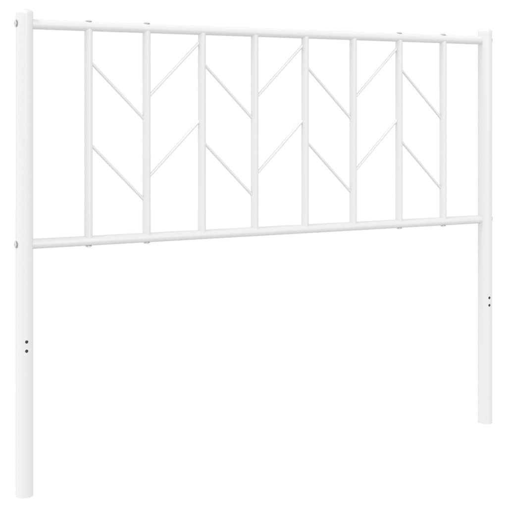 Ersatz-Kopfteil Metall Weiß 107 cm