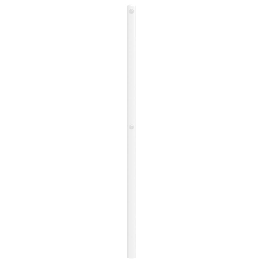 Ersatz-Kopfteil Metall Weiß 200 cm