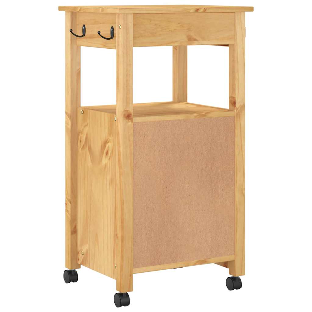 Küchenwagen MONZA 48x40x88,5 cm Massivholz Kiefer