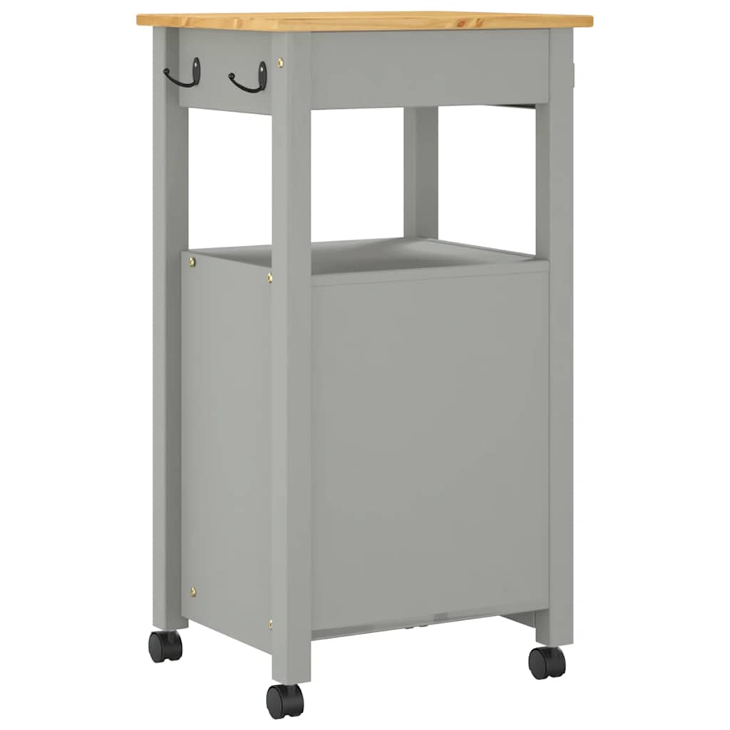 Küchenwagen MONZA 48x40x88,5 cm Massivholz Kiefer