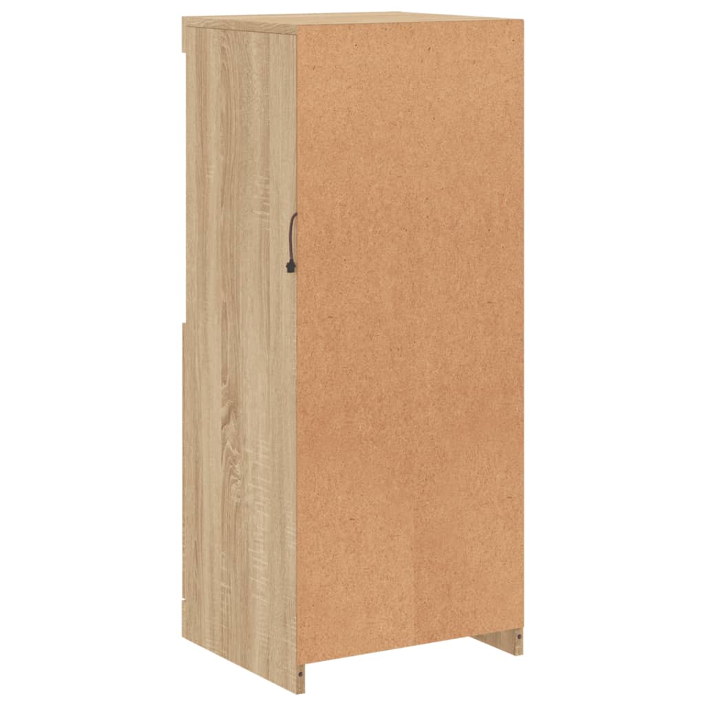 Sideboard mit LED-Leuchten Sonoma-Eiche 41x37x100 cm