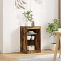Sideboard mit LED-Leuchten Räuchereiche 41x37x67 cm