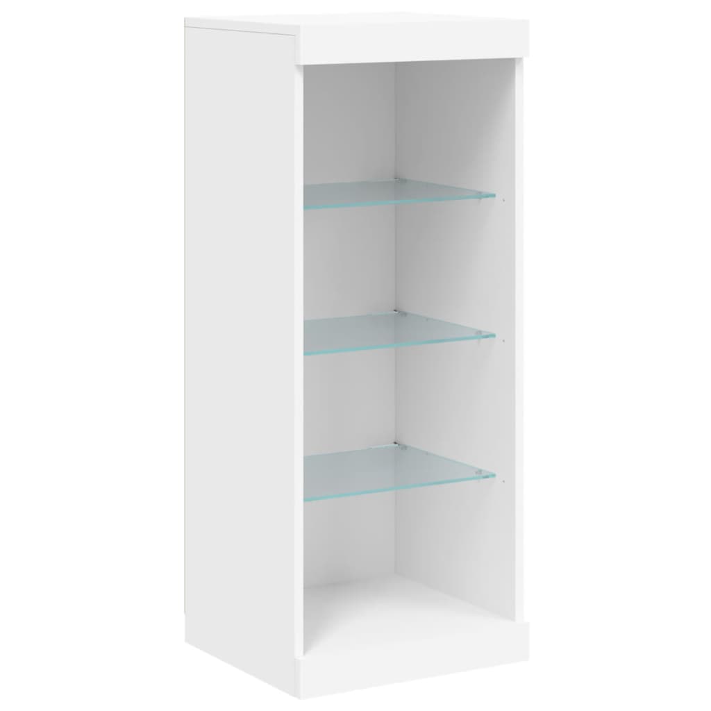 Sideboard mit LED-Beleuchtung Weiß 41x37x100 cm