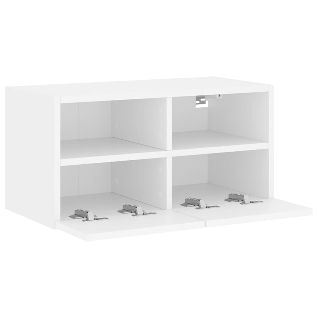 TV-Wandschrank Weiß 60x30x30 cm Holzwerkstoff