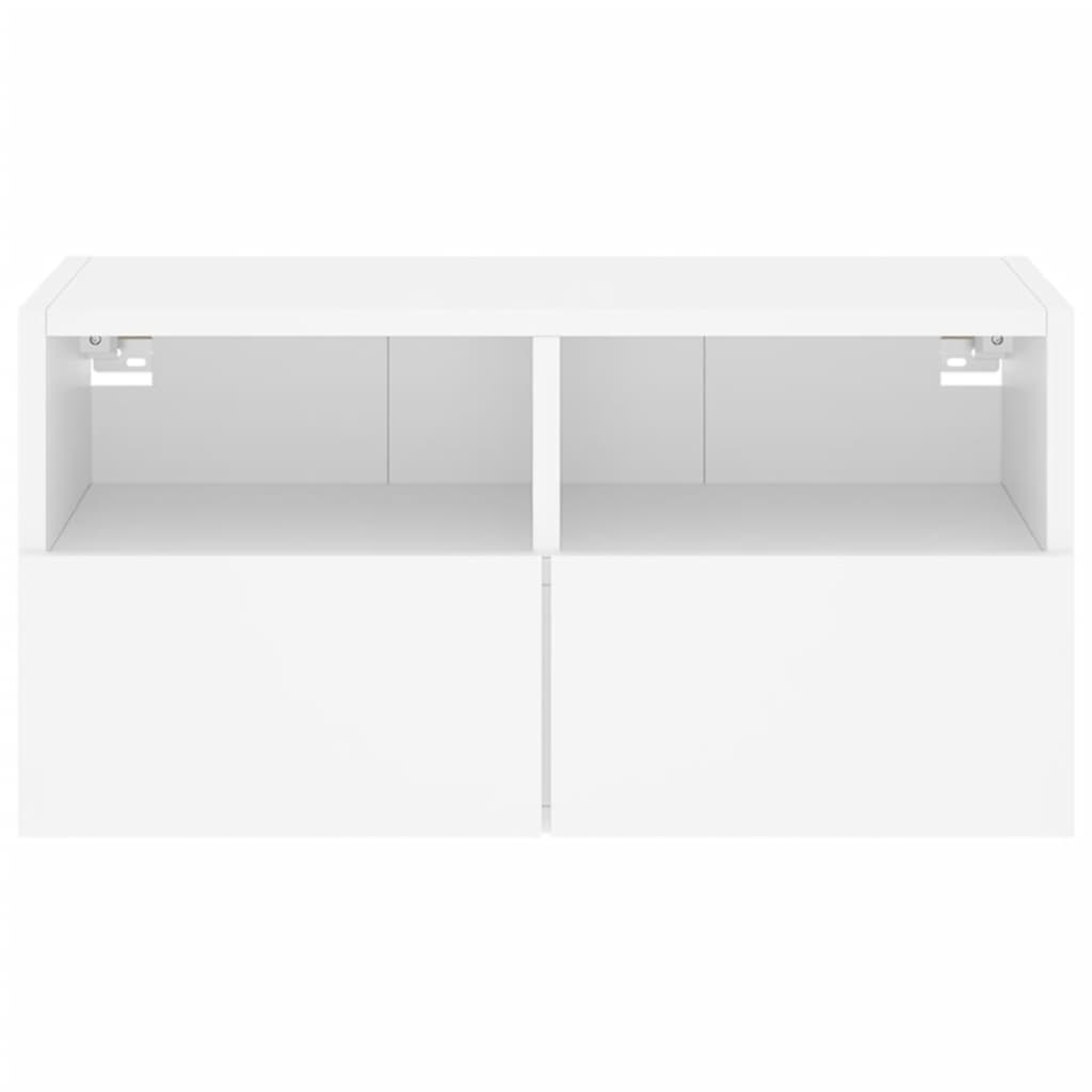 TV-Wandschrank Weiß 60x30x30 cm Holzwerkstoff