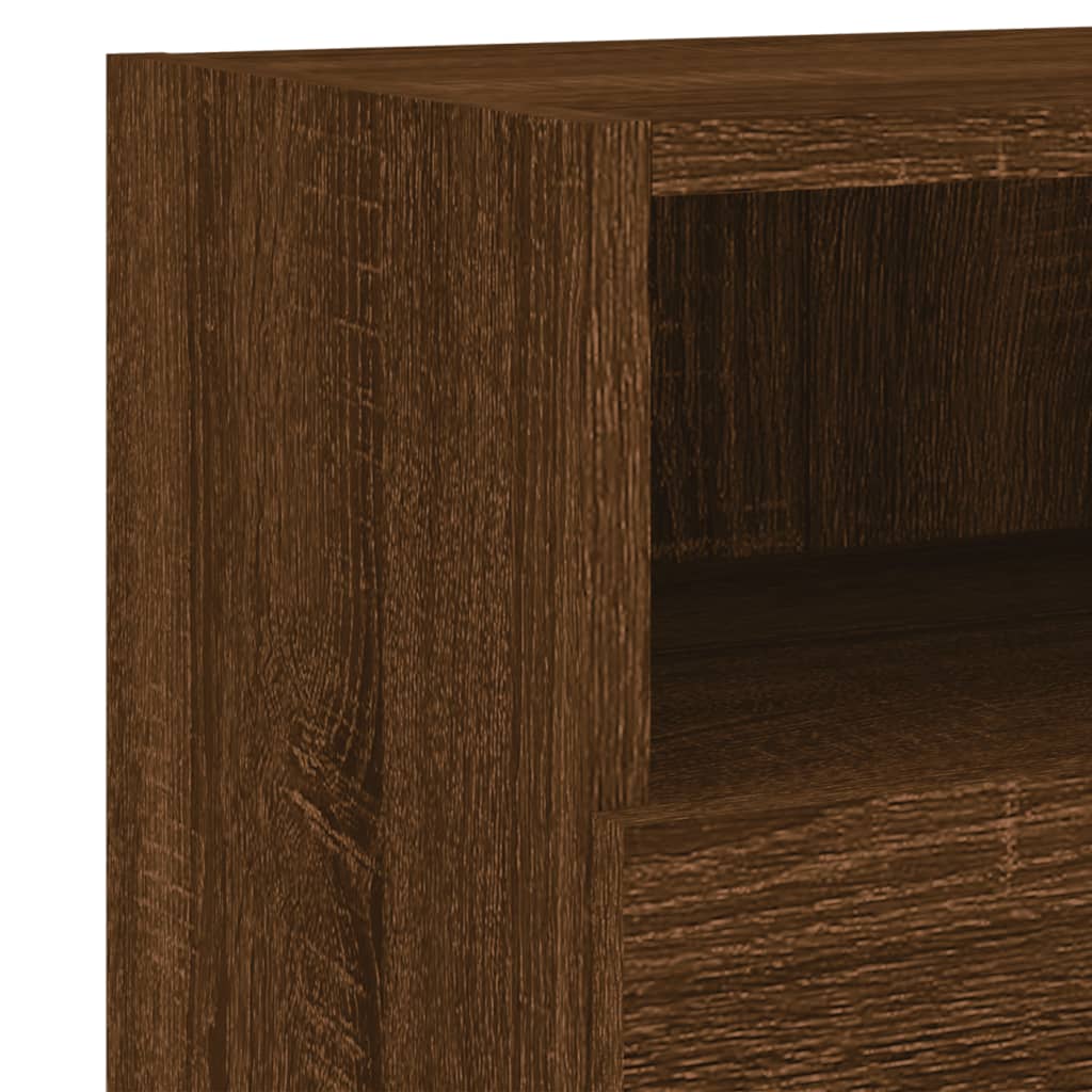TV-Wandschrank Braun Eiche-Optik 60x30x30 cm Holzwerkstoff