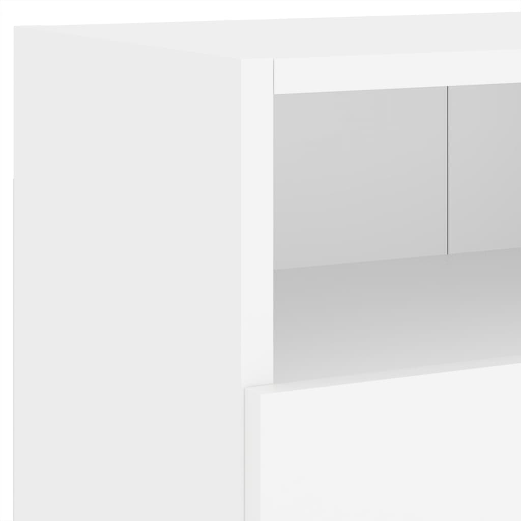 TV-Wandschrank Weiß 80x30x30 cm Holzwerkstoff