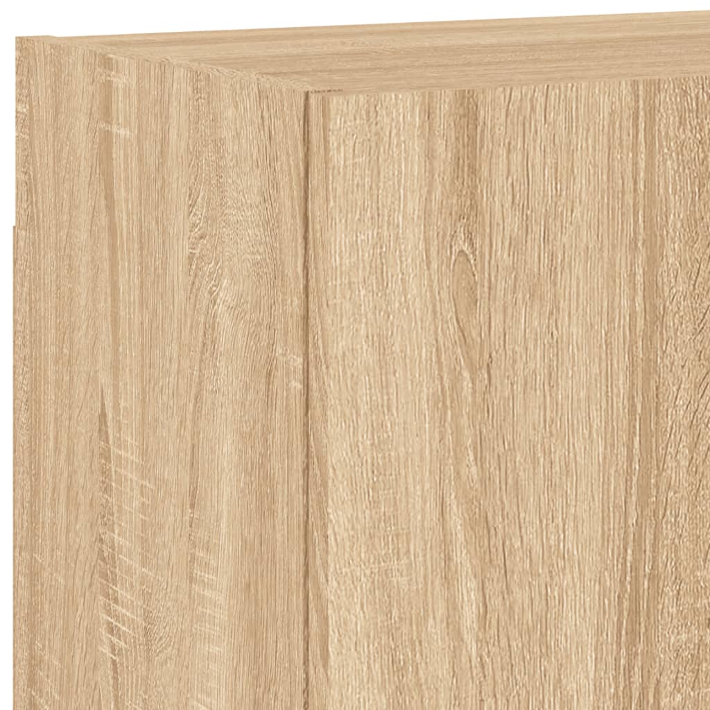 TV-Wandschränke 2 Stk. Sonoma-Eiche 40,5x30x40 cm Holzwerkstoff