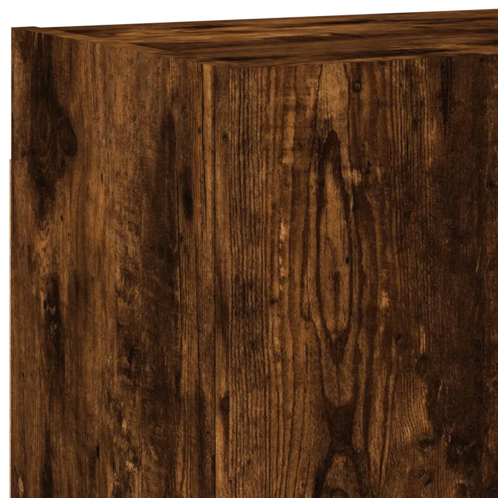 TV-Wandschränke 2 Stk. Räuchereiche 40,5x30x40 cm Holzwerkstoff
