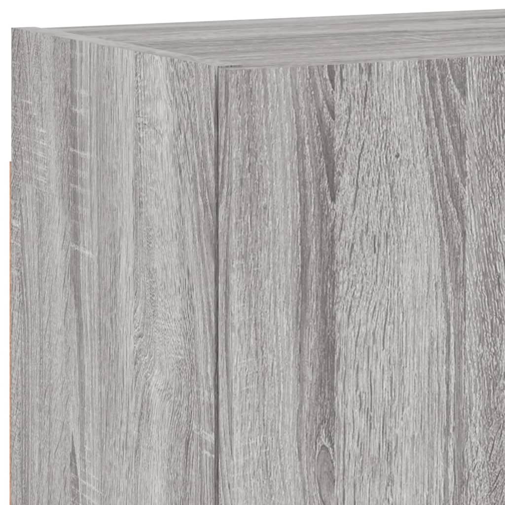TV-Wandschränke 2 Stk. Grau Sonoma 40,5x30x40 cmm Holzwerkstoff