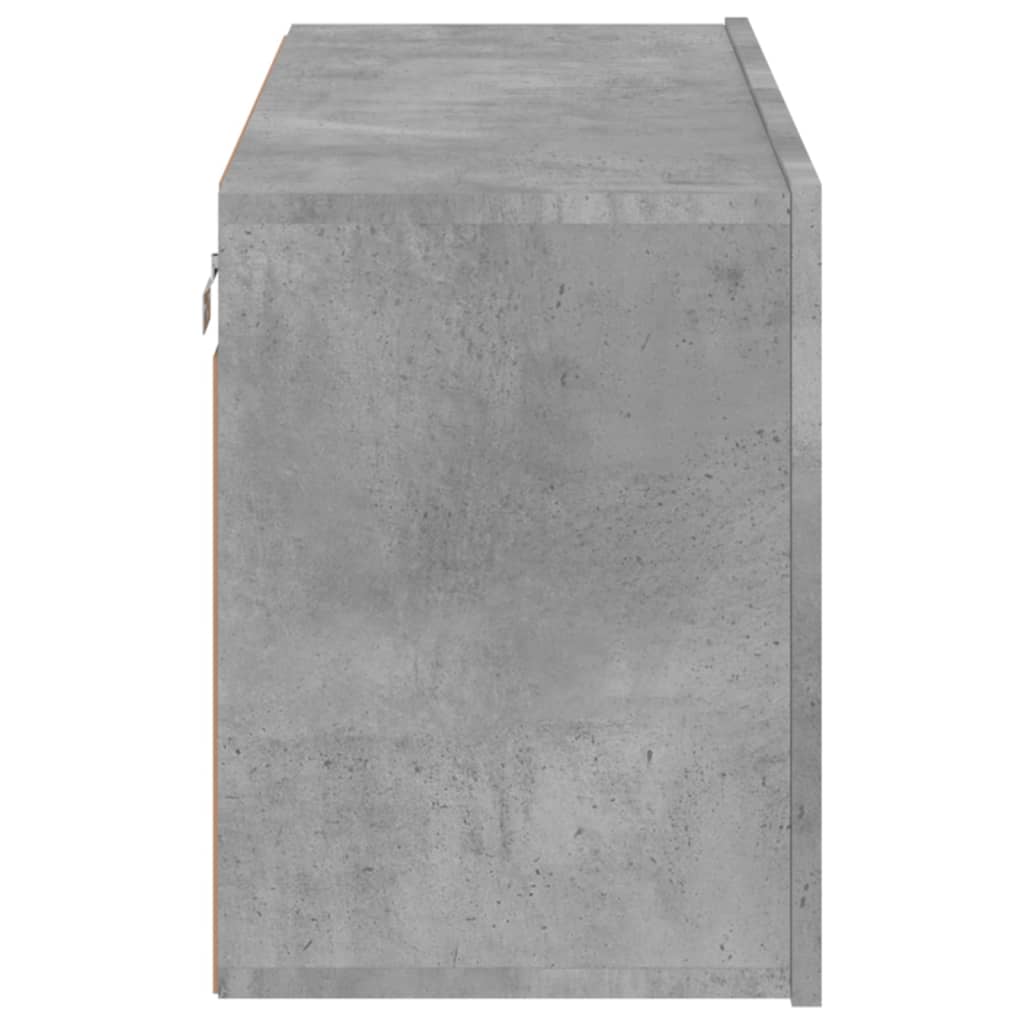 TV-Wandschrank Betongrau 80x30x41 cm