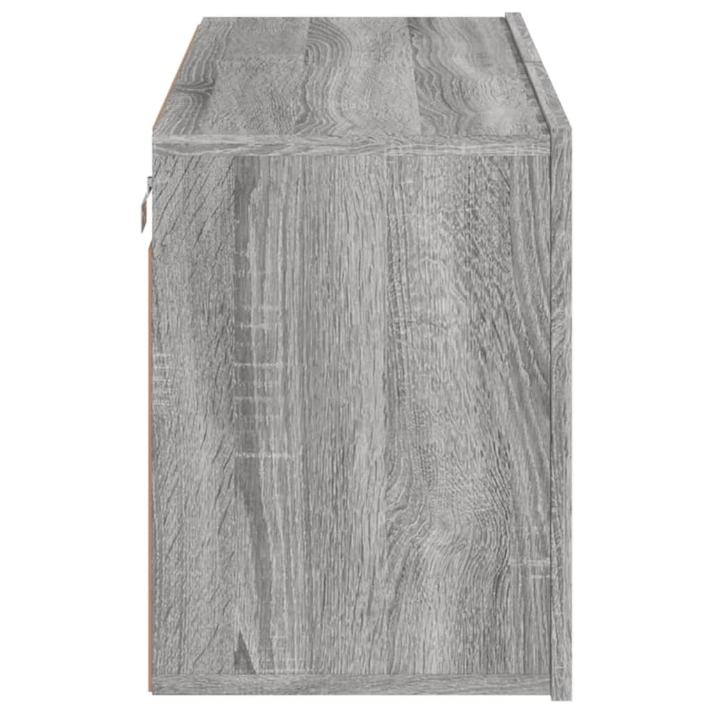 TV-Wandschrank Grau Sonoma 80x30x41 cm