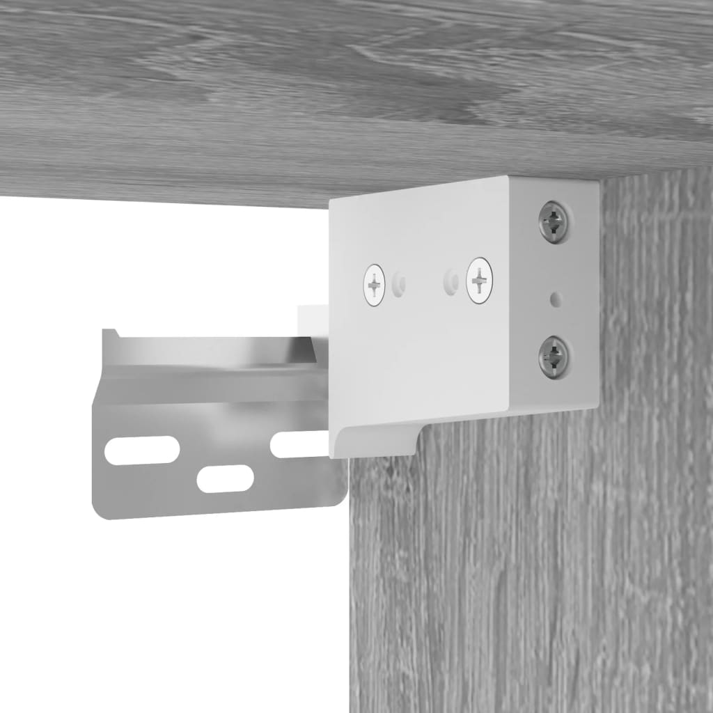 TV-Wandschrank Grau Sonoma 100x30x41 cm