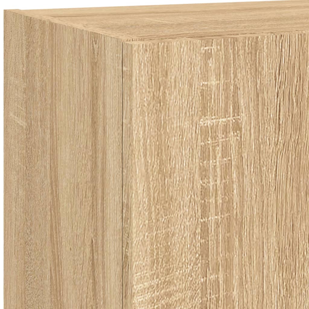 TV-Schrank mit LED-Leuchten Sonoma-Eiche 40,5x30x102 cm