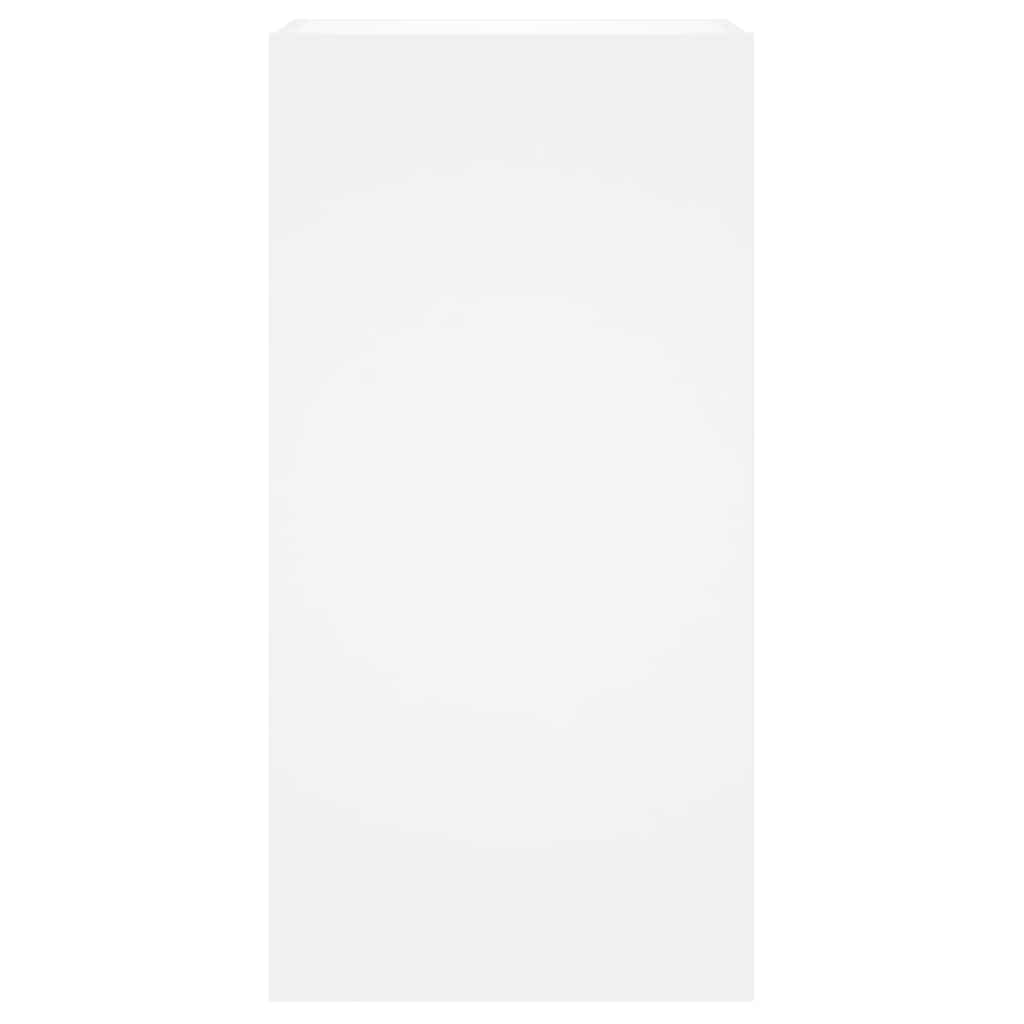 TV-Wandschrank mit LED-Leuchten Weiß 40,5x35x80 cm