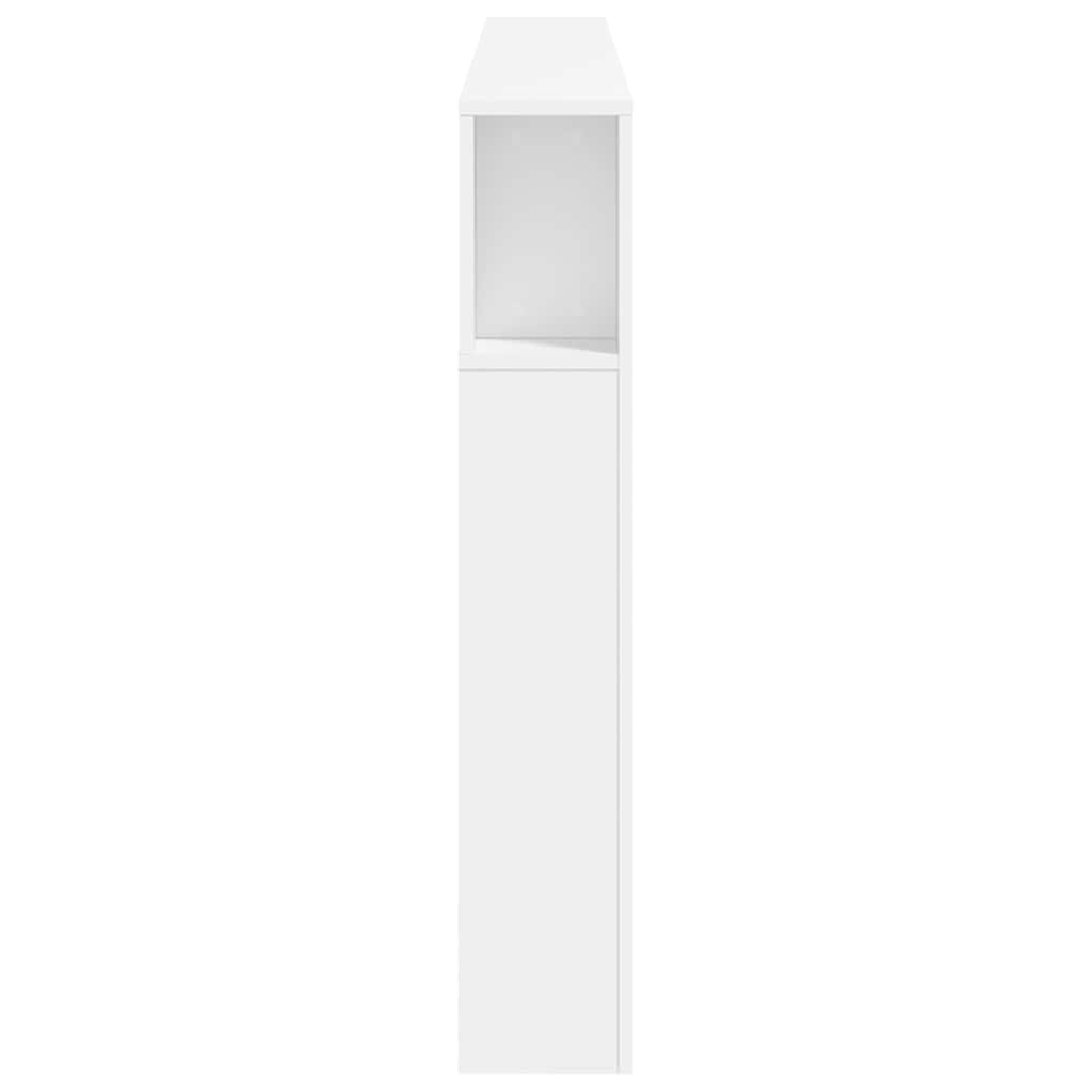 LED-Kopfteil Weiß 200x18,5x103,5 cm Holzwerkstoff