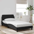 Bettgestell "Dover" Schwarz 100x200 cm Samt