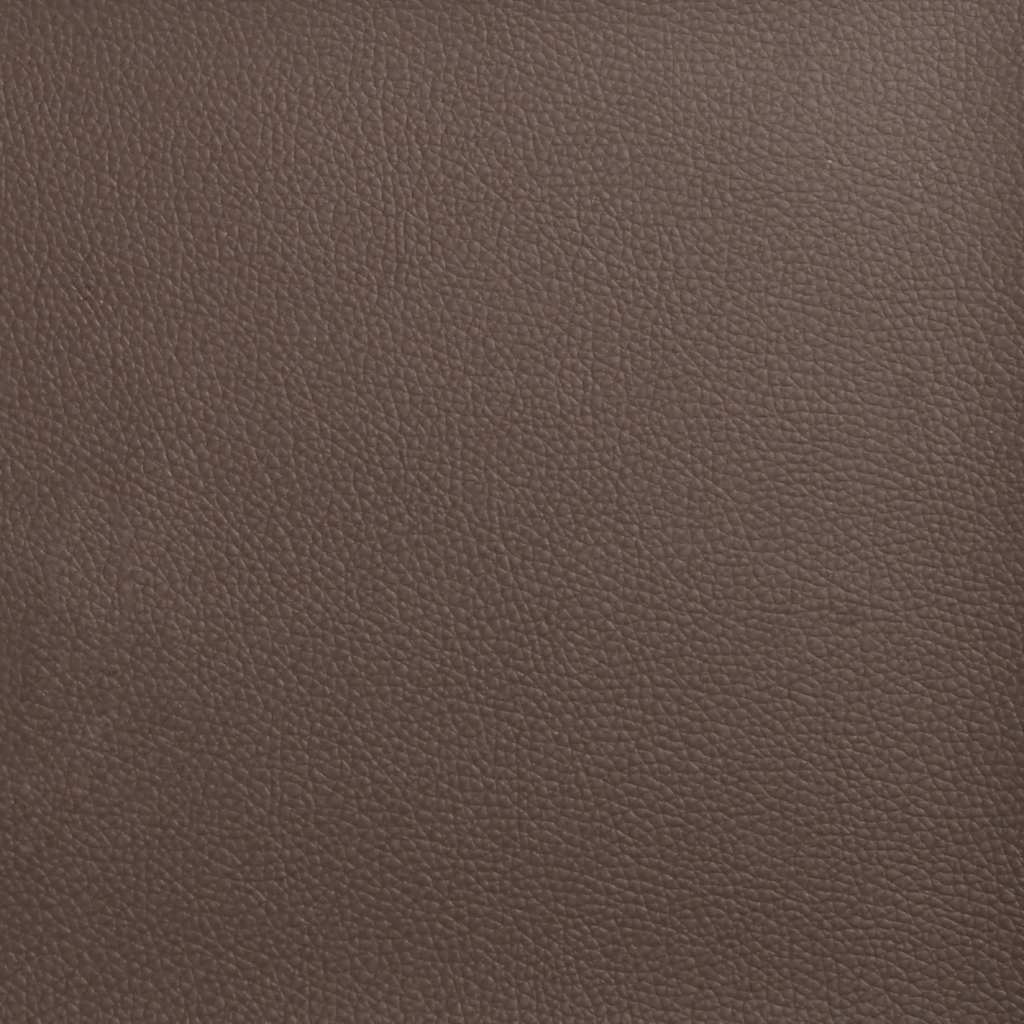 Bettgestell "Dover" Braun 100x200 cm Kunstleder