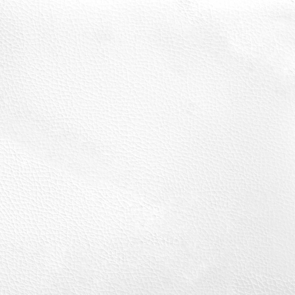 Bettgestell "Dover" Weiß 140x190 cm Kunstleder