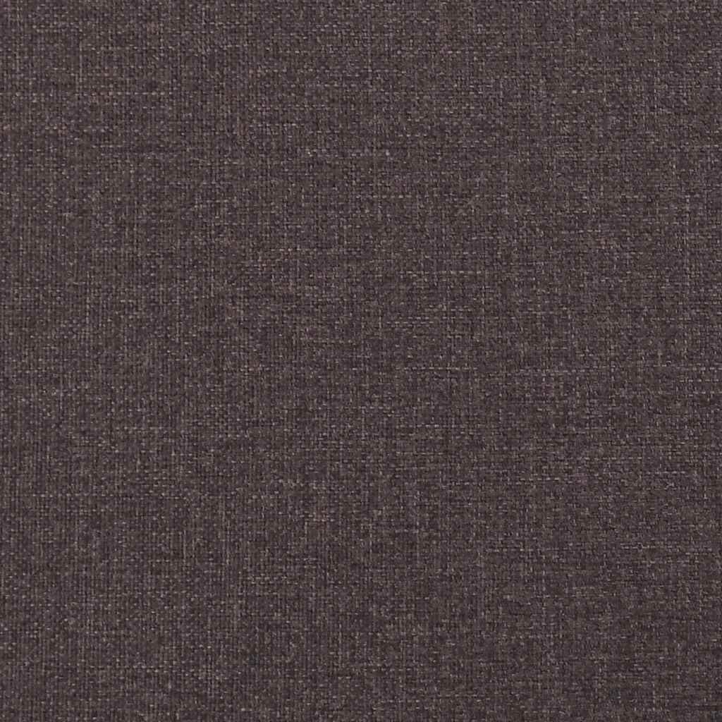 Bettgestell "Dover" Dunkelbraun 180x200 cm Stoff