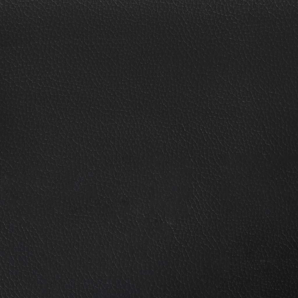 Bettgestell Dover Schwarz 90x190 cm Kunstleder