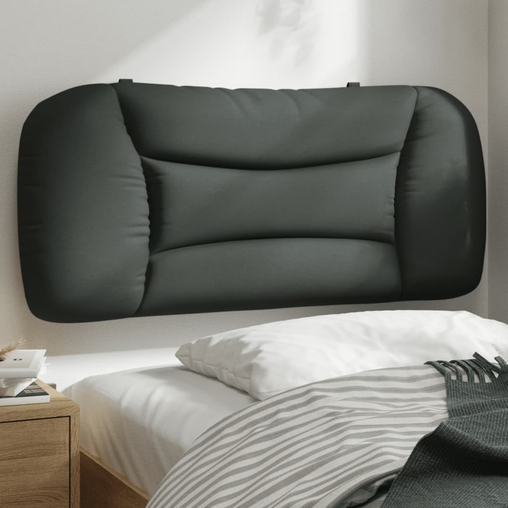 Kopfteil-Kissen "Hvar" Dunkelgrau 80 cm Stoff