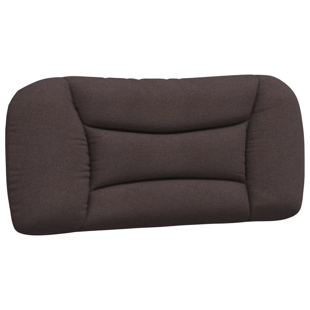Kopfteil-Kissen "Hvar" Dunkelbraun 80 cm Stoff