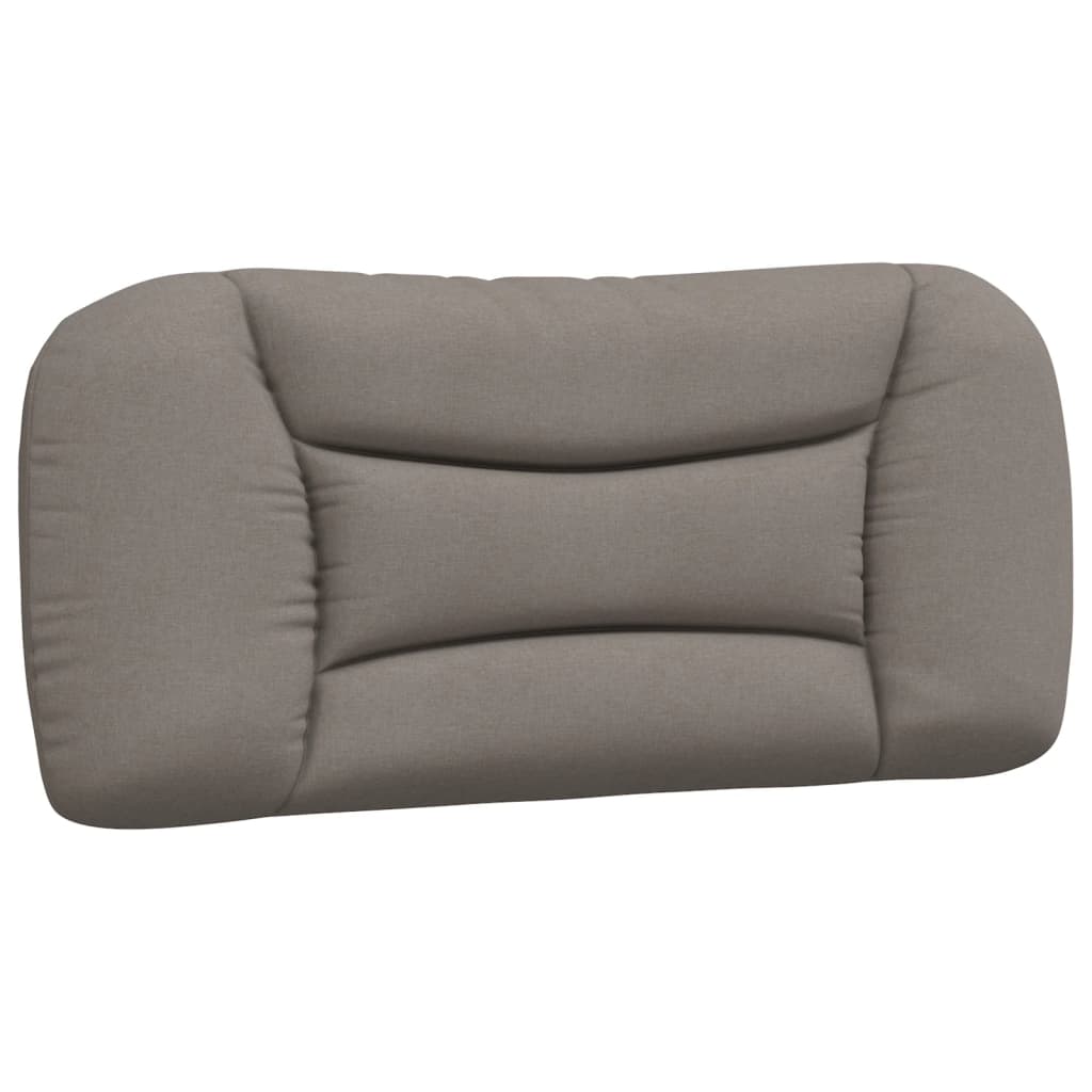 Kopfteil-Kissen "Hvar" Taupe 80 cm Stoff