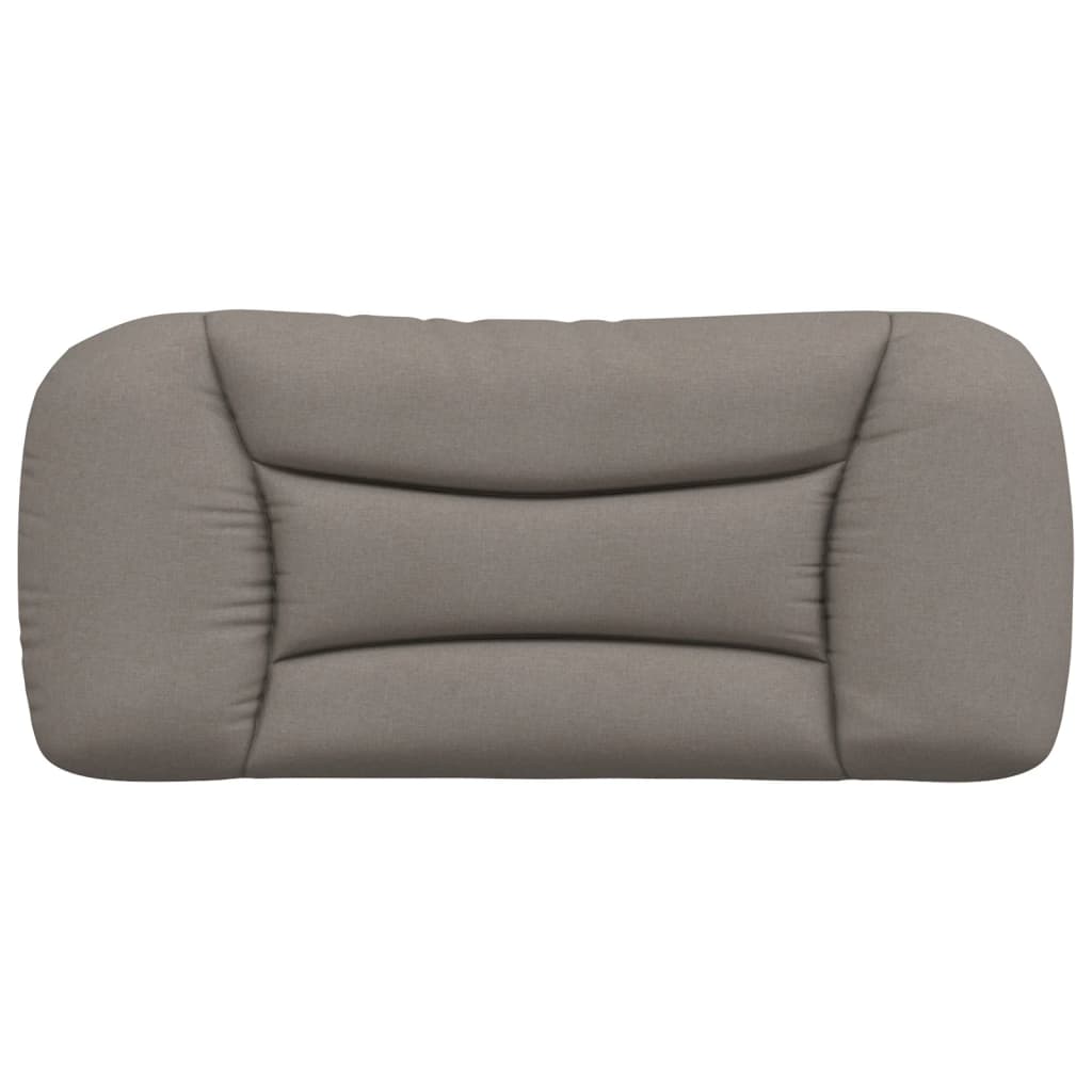 Kopfteil-Kissen "Hvar" Taupe 80 cm Stoff