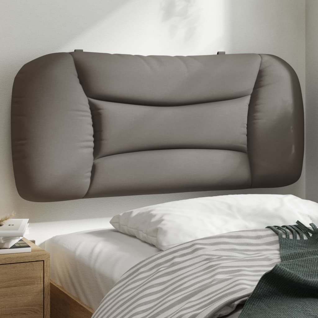 Kopfteil-Kissen "Hvar" Taupe 80 cm Stoff