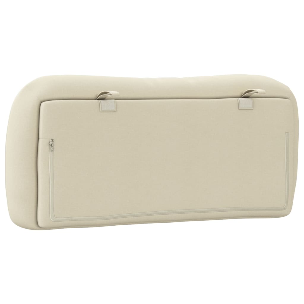 Kopfteil-Kissen "Hvar" Creme 80 cm Stoff